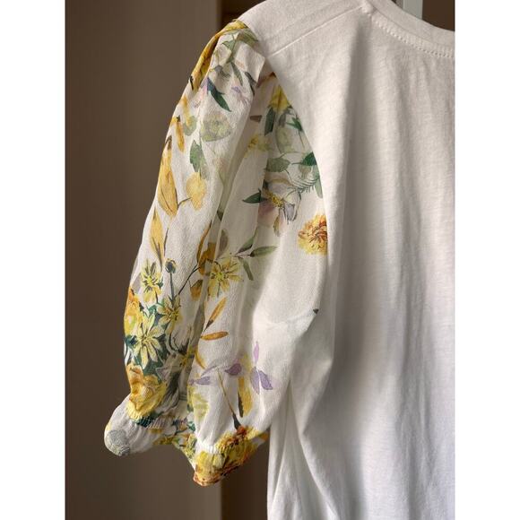 Generation Love Shannon Top Off White Marigold Bloom size Small - Picture 5 of 6